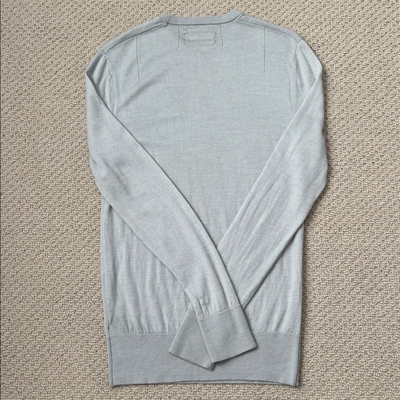 All Saints Merino Wool Sweater in Soft Gray - Picture 6 of 7